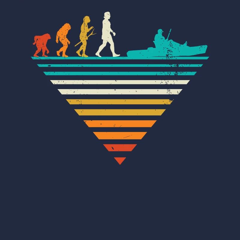 Human Evolution - Vintage Boating