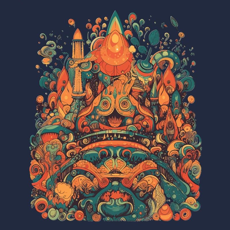 Design Psychedelic Illustration Magic