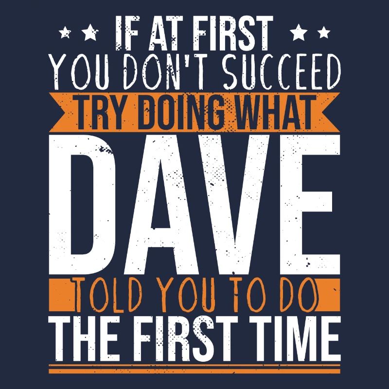 Lustiger Dave-Spruch