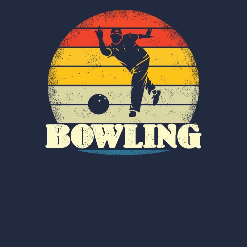 Accessoires de bowling avec motif bowling
