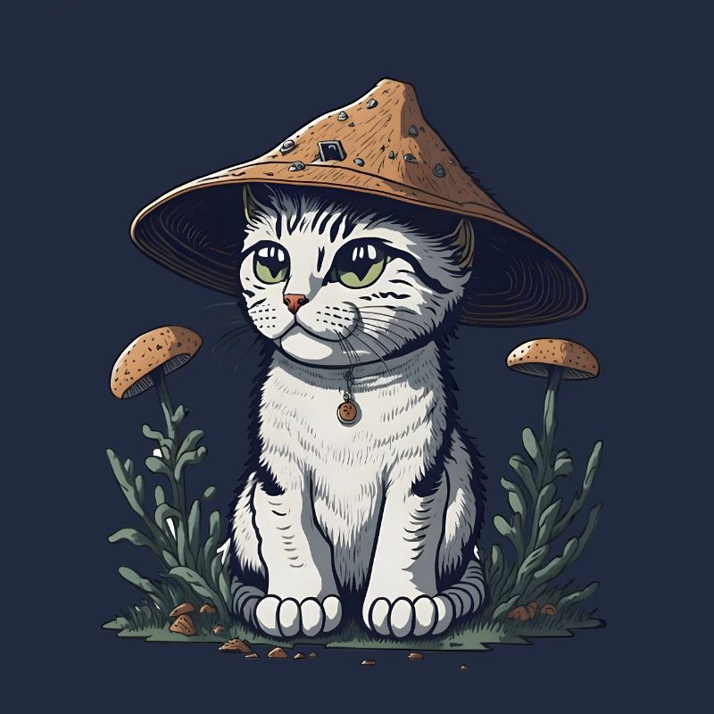 Pilz-Katze