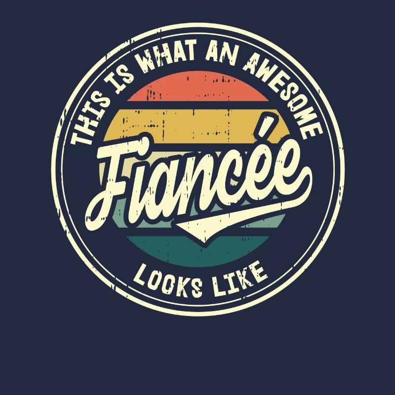 Fiancée Best Wedding Proposal Retro Gift
