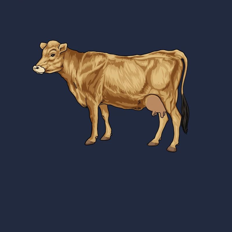 Zeichnung eines Jersey Rind