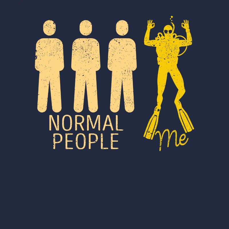 Normal People I Funny Diver Instructor