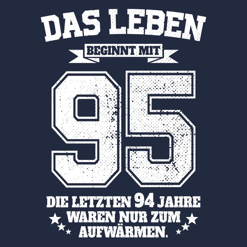 95. Geburtstag Geschenk Das Leben Beginnt Mit 95