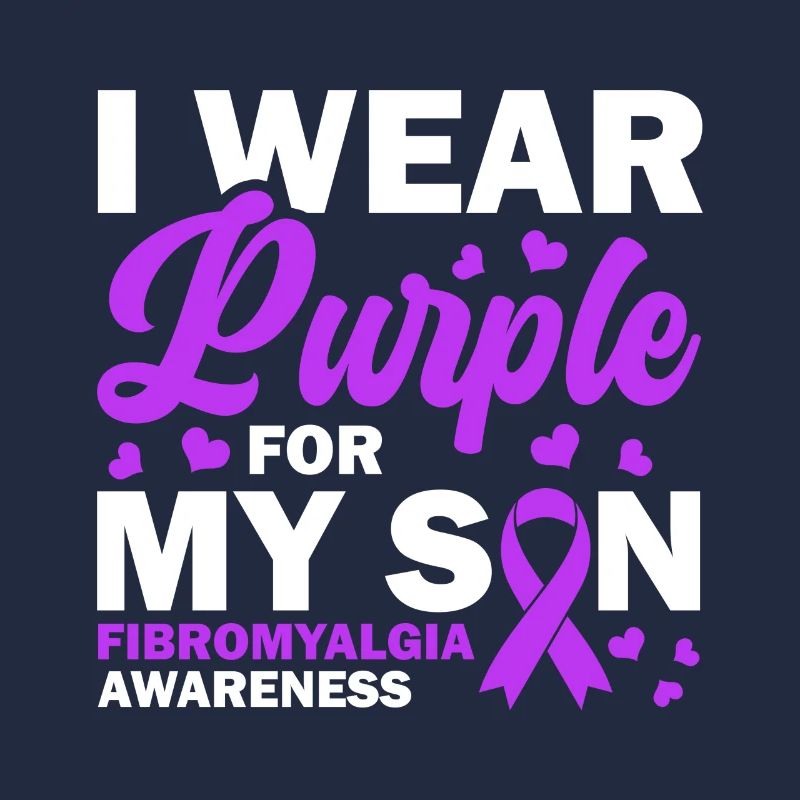 Conscience de la fibromyalgie Je porte du violet pour