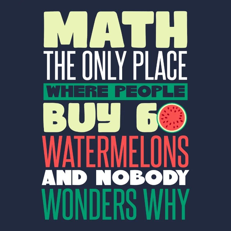 Math Pastèque drôle