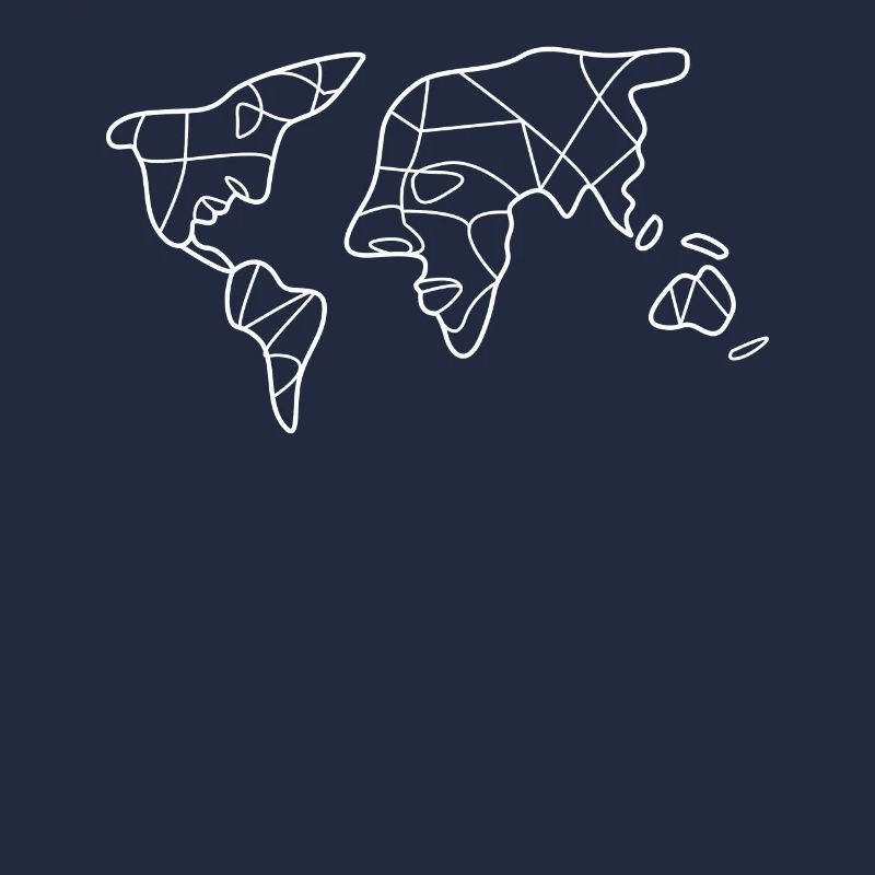 World Map World Maps Faces