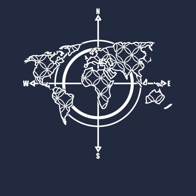 World Maps Compass World Map