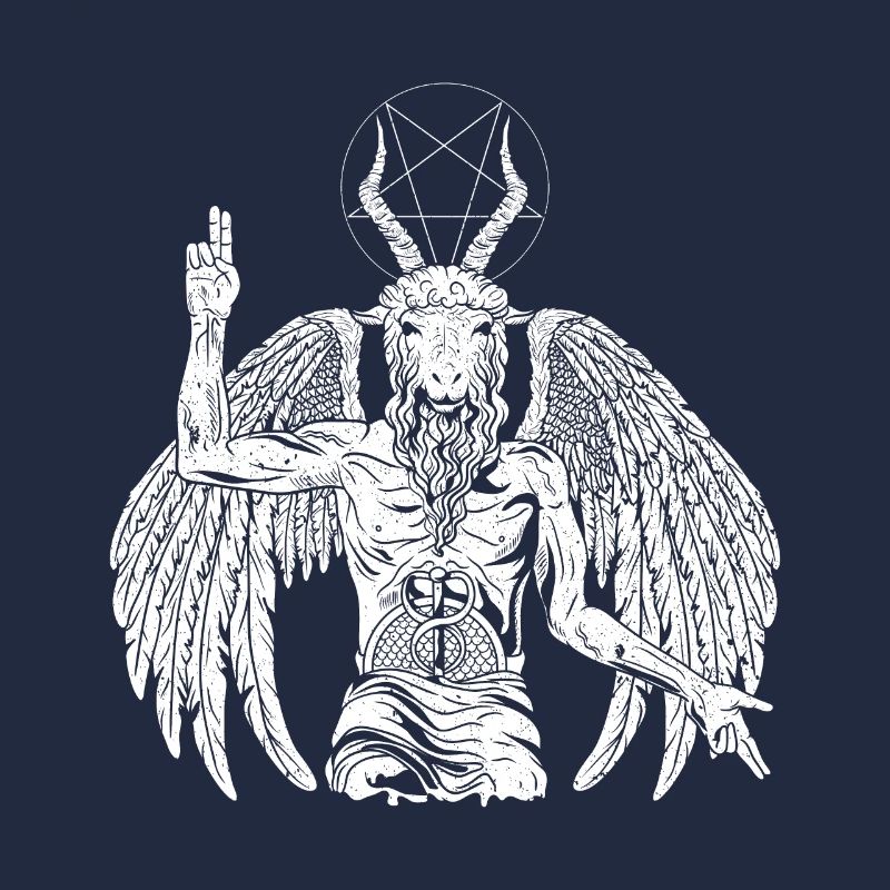 Devil Baphomet Chèvre gothique