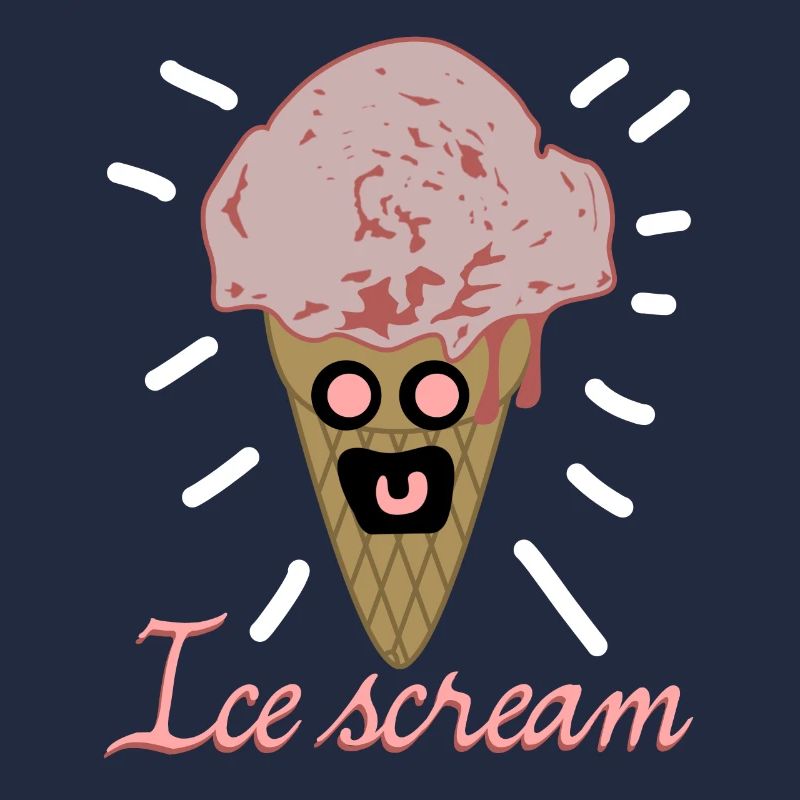 Eis Eiscreme Gespenst