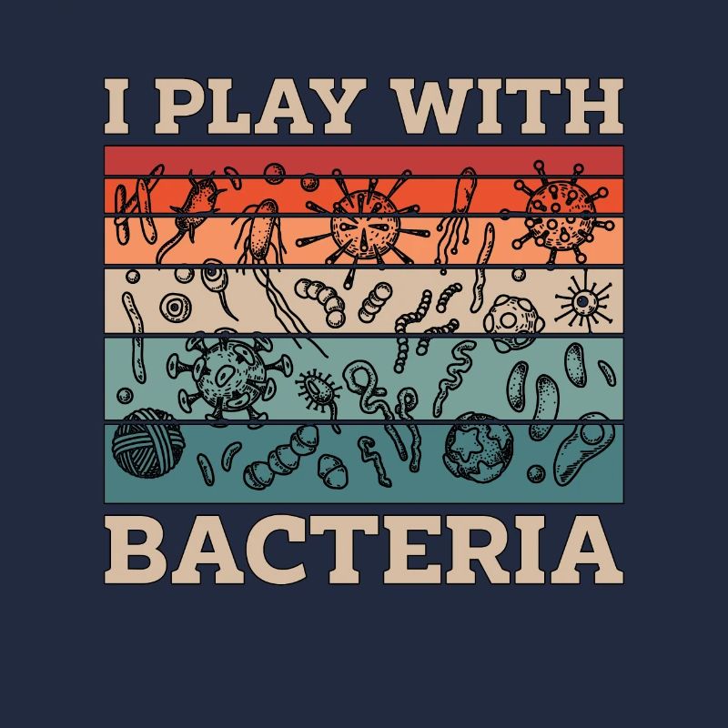Microbiologiste Je joue avec les bactéries Retro Science