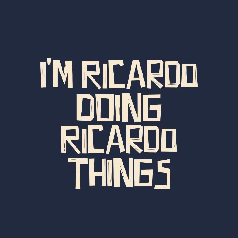 I'm Ricardo doing Ricardo things