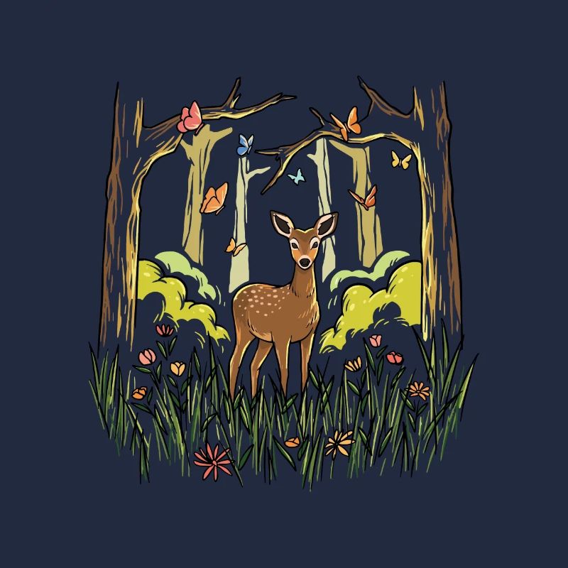 Deer Lover Cottagecore Aesthetic