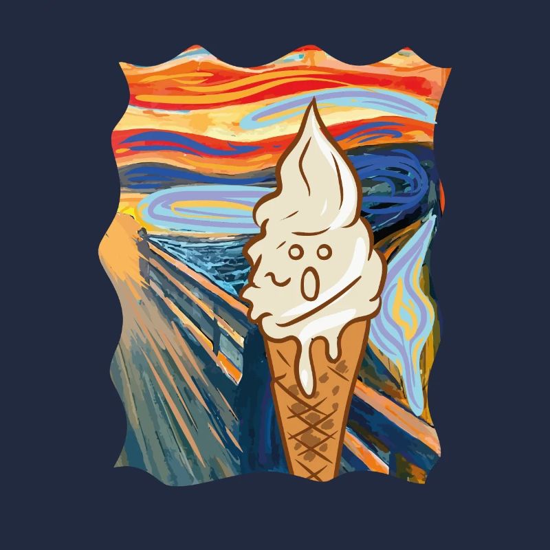 Crème glacée The Scream Art Popsicle Edvard