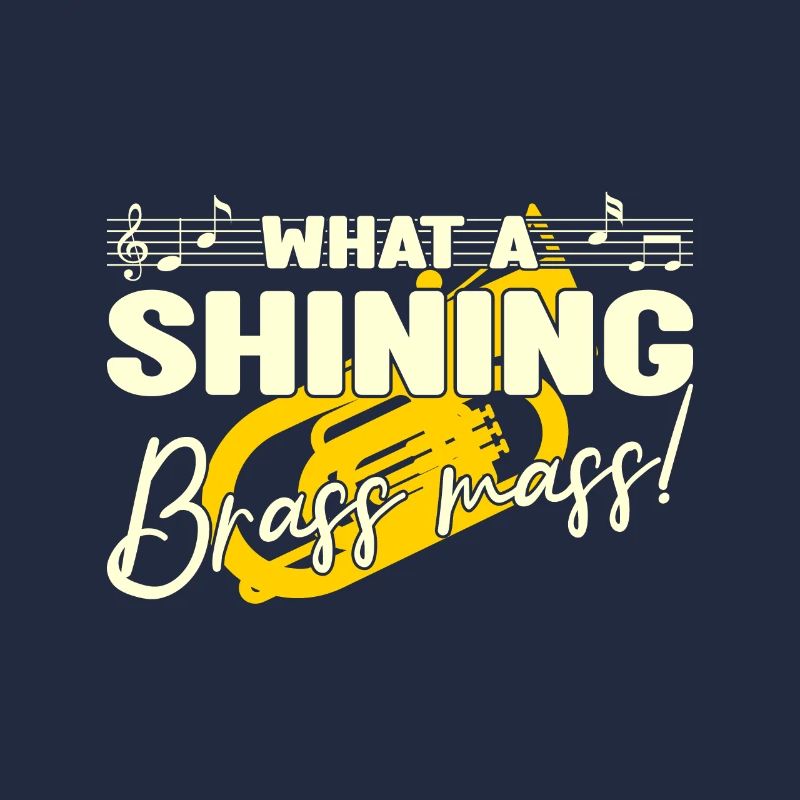 What A Shining Brass Mass Baritone Player Gift
