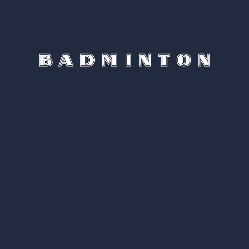 Lettrage de badminton