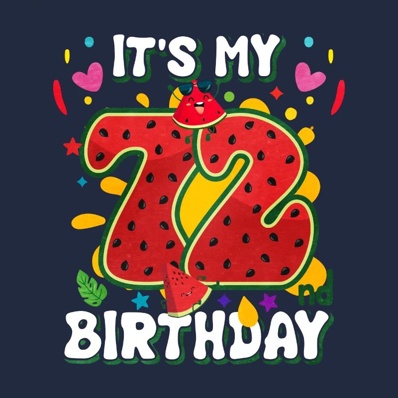 72e anniversaire pastèque