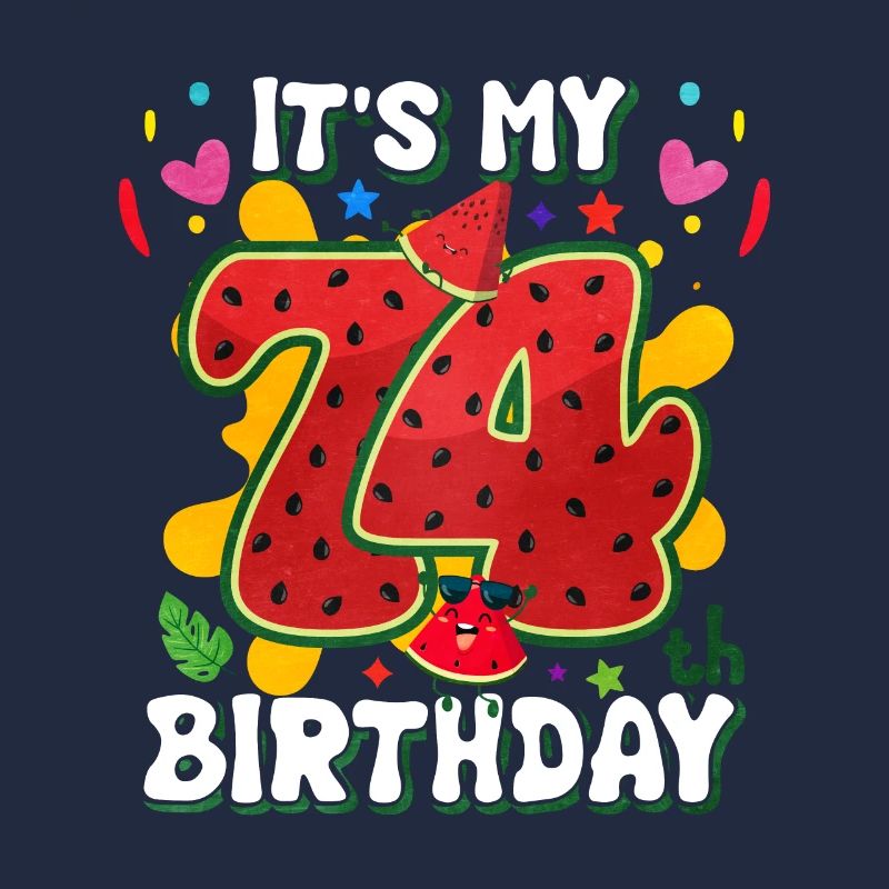 74e anniversaire Pastèque