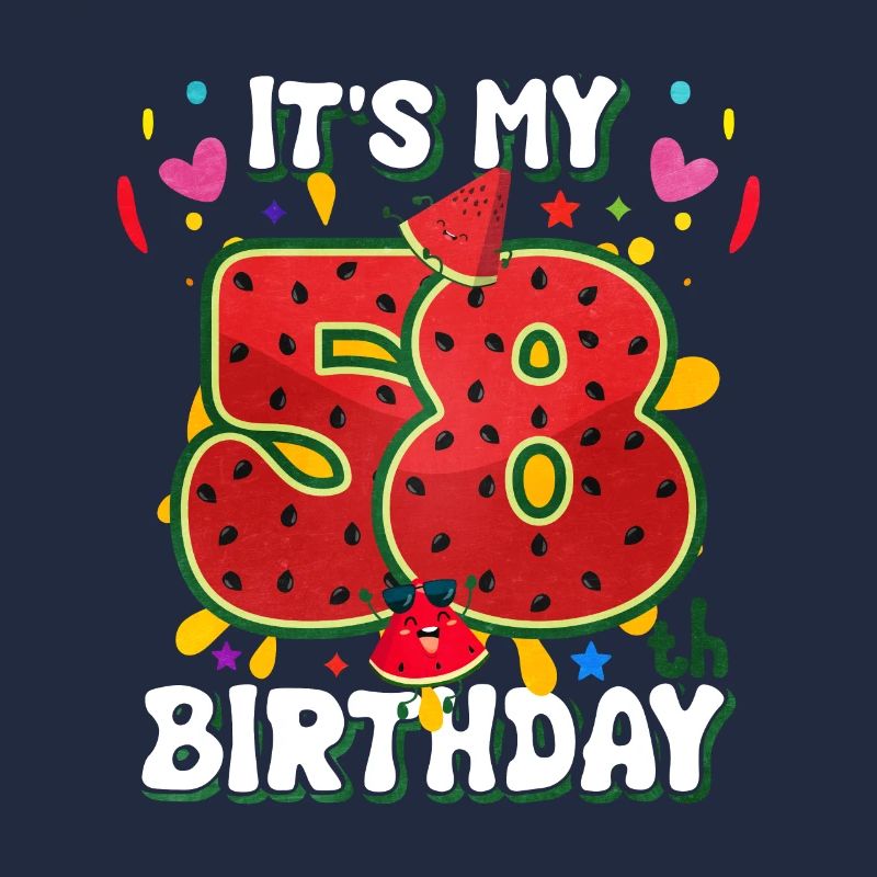 58e anniversaire Pastèque