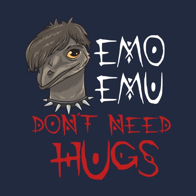 Emo Boy Emo Girl Emu Vogel Emocore Punk Ästhetik