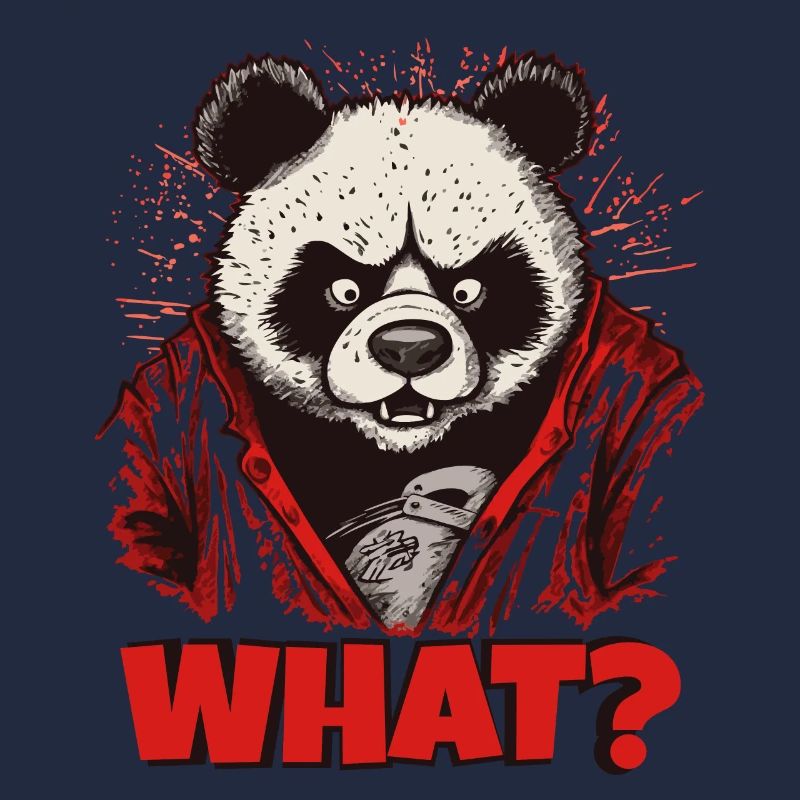 Wütender Pandabär