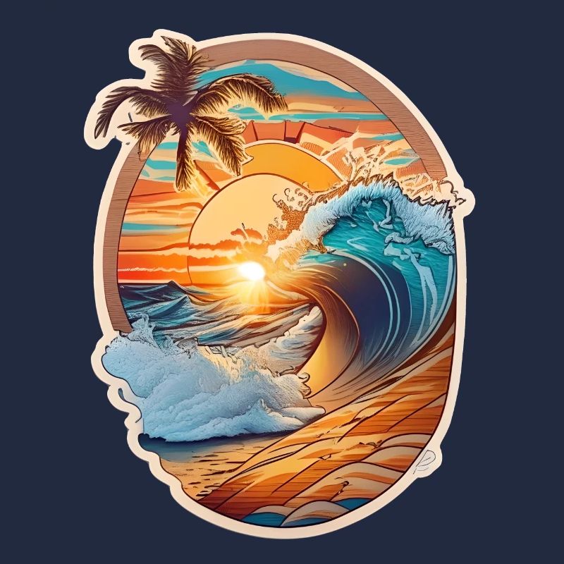 plage et vague