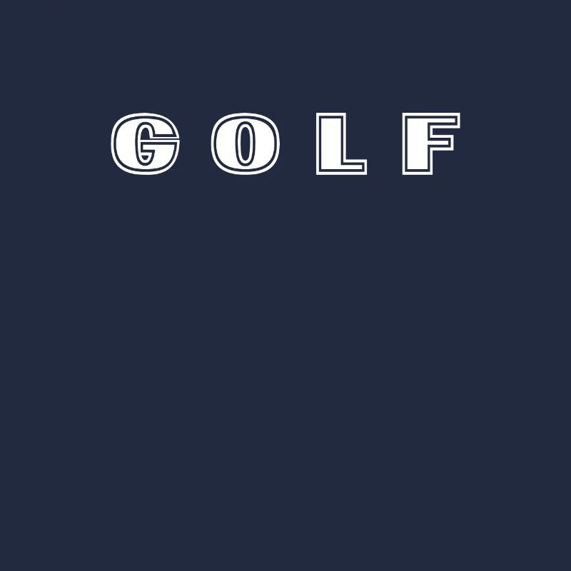 Golf lettering
