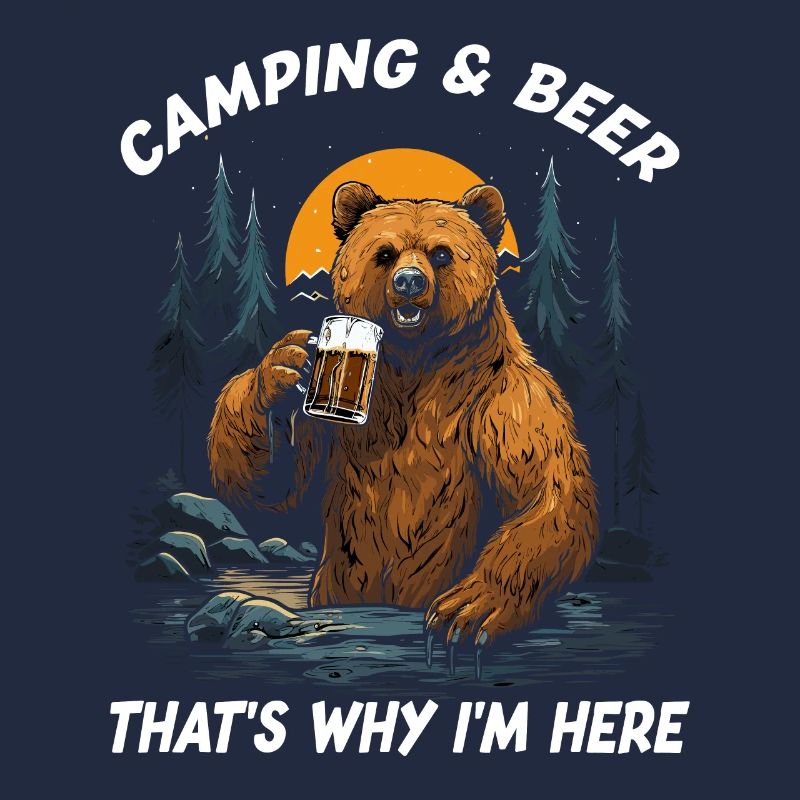 Camping et bière, c’est pour ça que je suis là, plus drôle