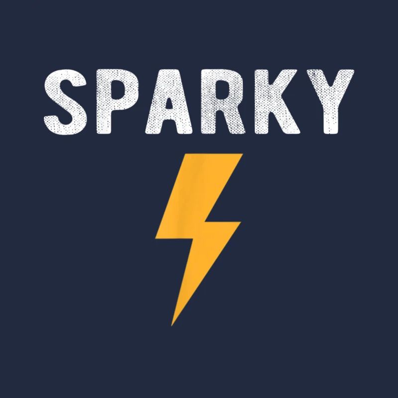 Elektriker Geschenk Lustig Sparky Spitzname Blitz