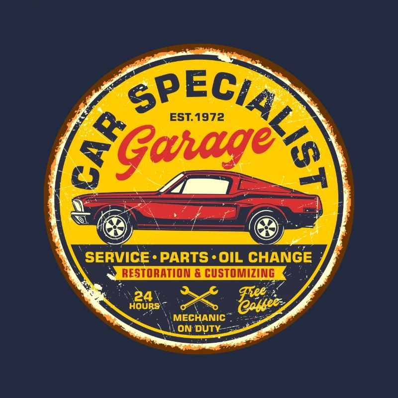 Autogarage retro