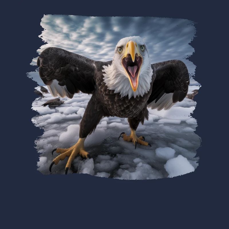 Alder bald eagle bird stone eagle