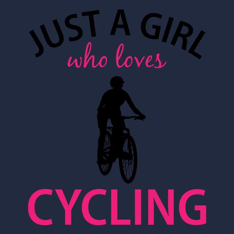 Radfahrerin Spruch Radfahren Geschenk Mädchen