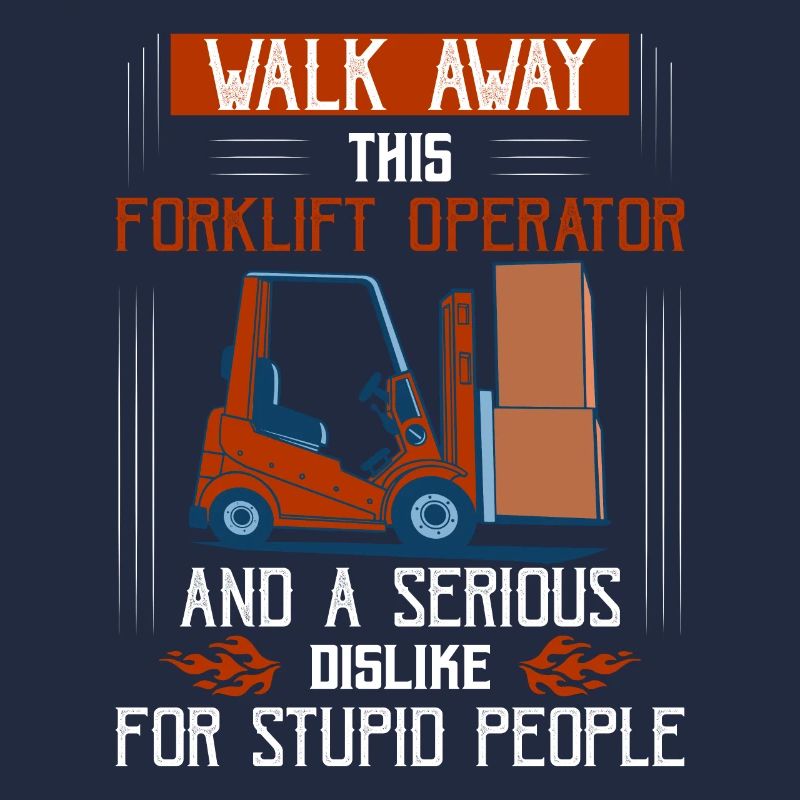 Walk Away This Forklift Operator Has Anger Issues