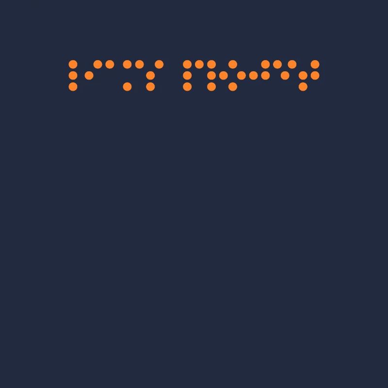 Braille Blindenschrift Blind Geschenk