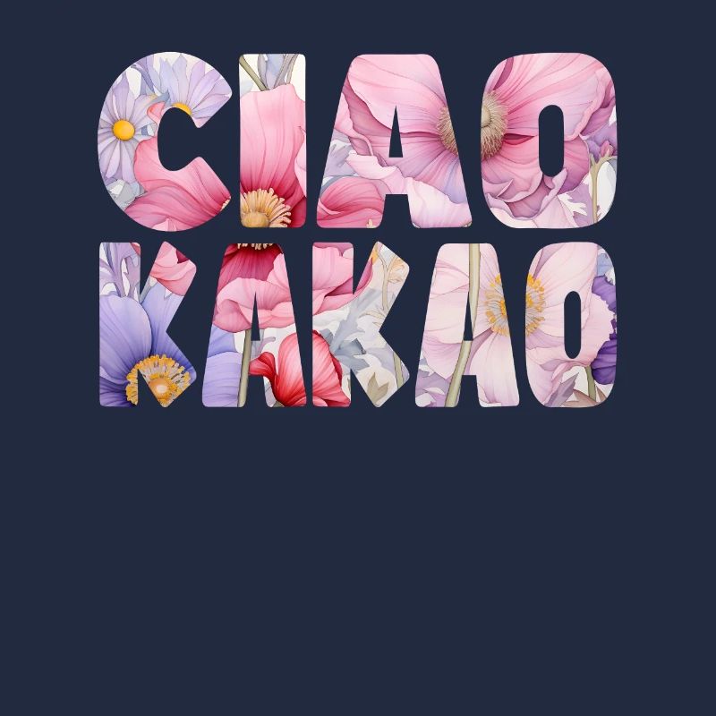 Ciao Cocoa Floral Pattern