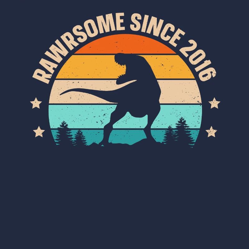 Rawrsome Since 2016 T-Rex 7. Geburtstag