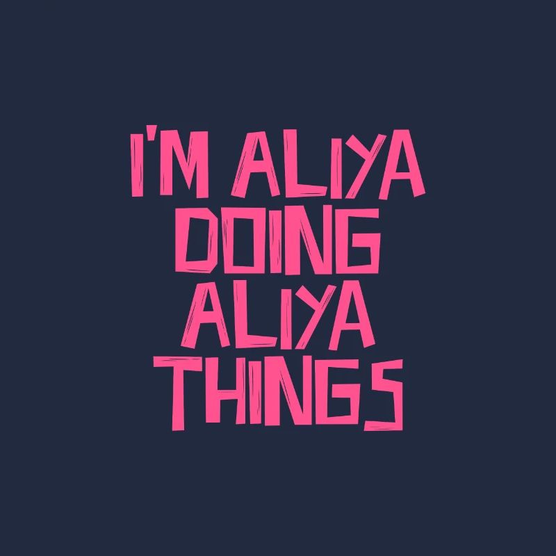 I'm Aliya doing Aliya things