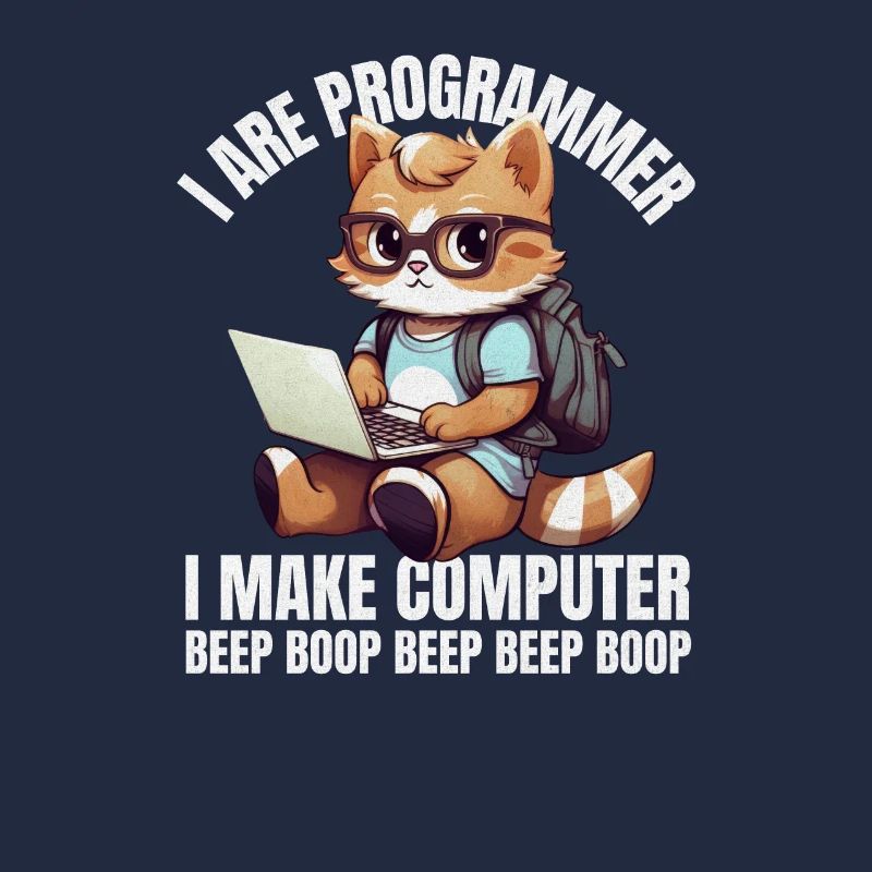 Ich bin Programmierer. Ich mache Computer Beep