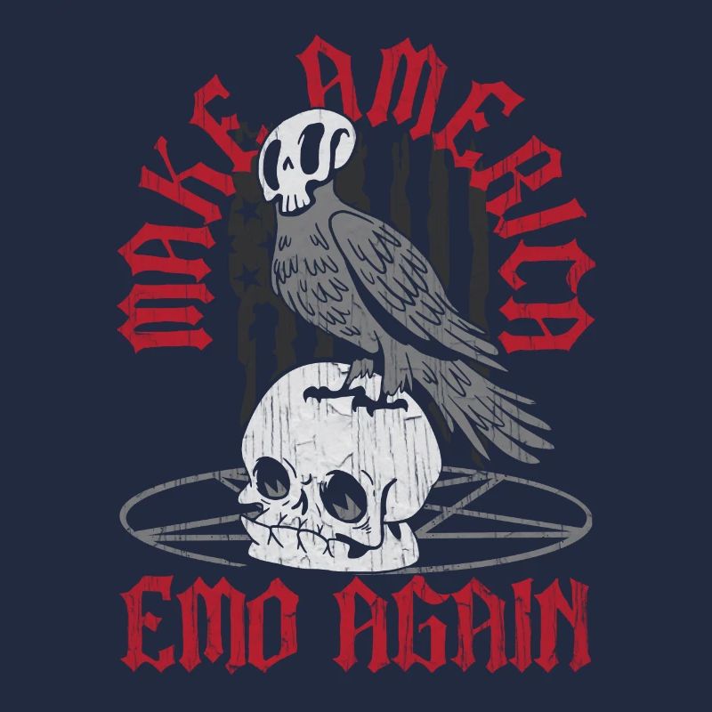 Emoticon Make America Emo Again Emocore Aesthetic