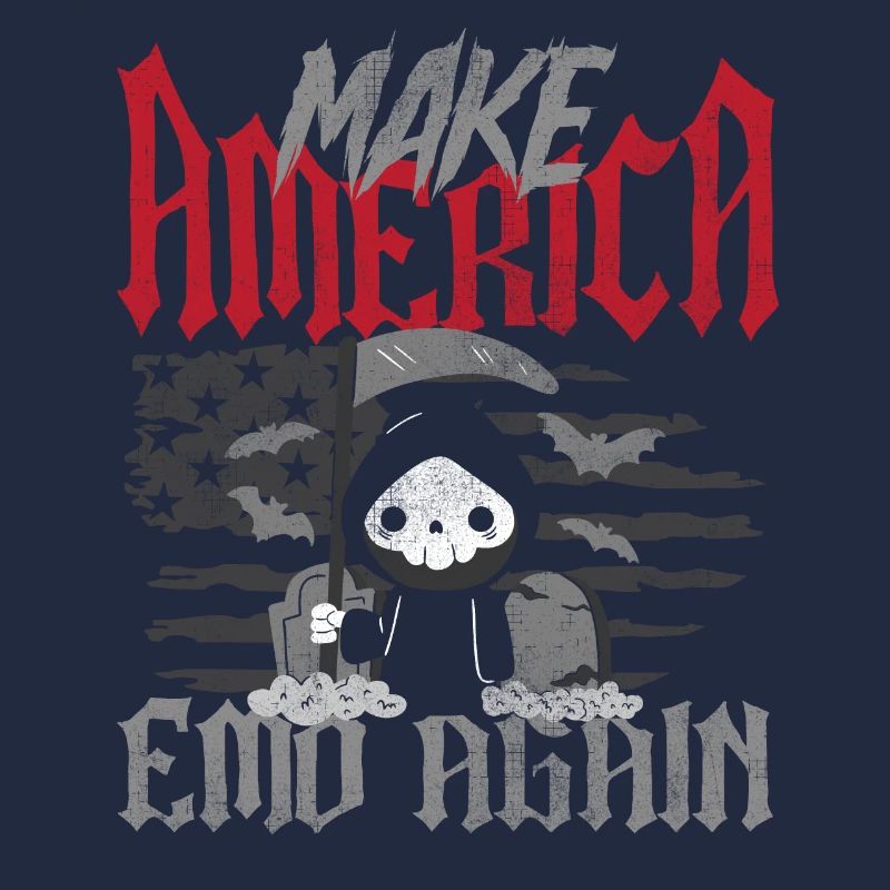 Emoticon Make America Emo Again Emocore Esthétique