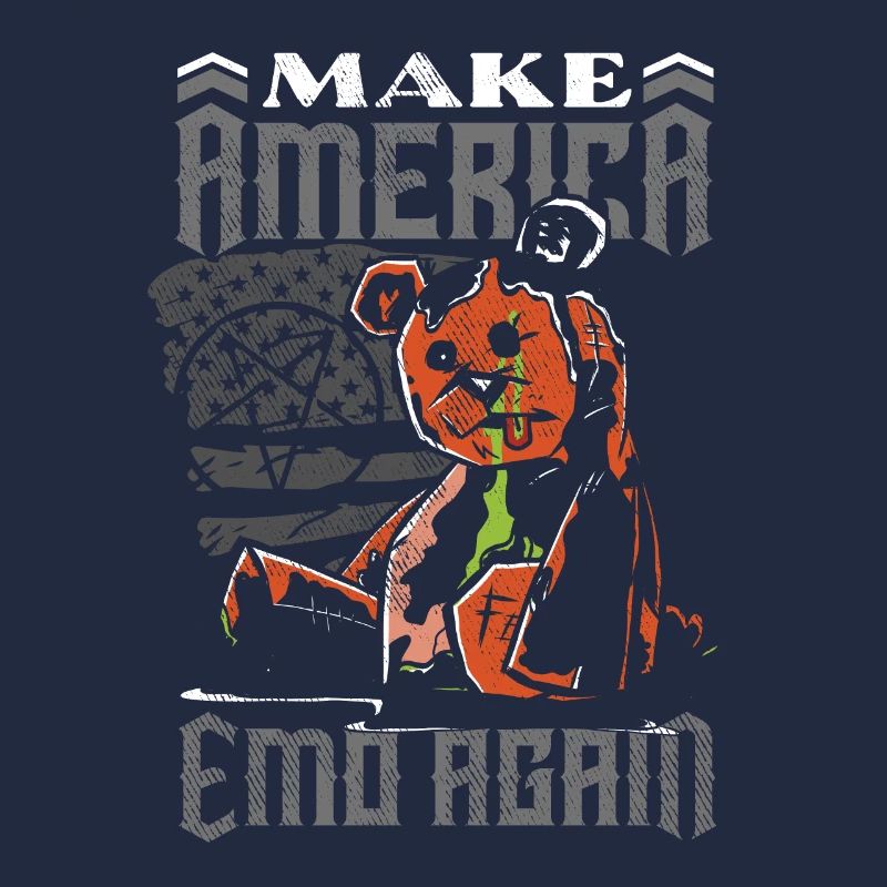 Emoticon Make America Emo Again Emocore Esthétique