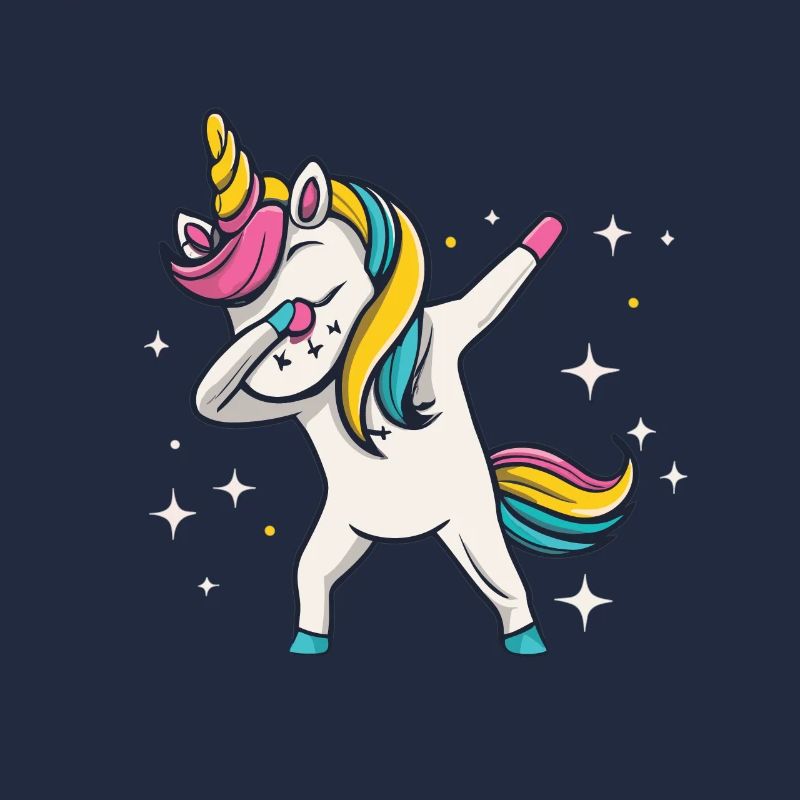 Dabbing Licorne Licorne Dab Dabbing Trend Dance