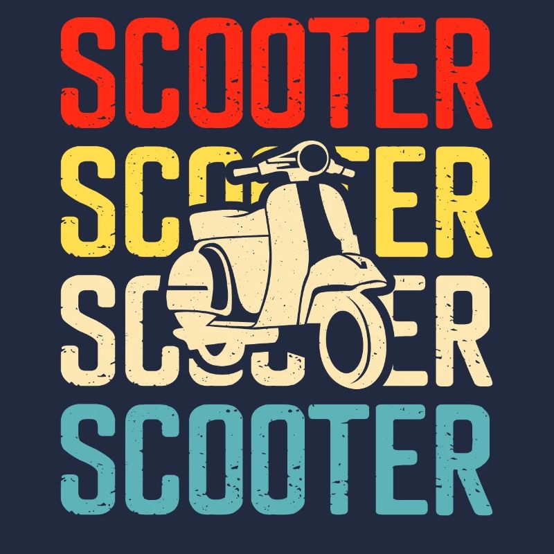 Roller Rollerfahrer Motorroller