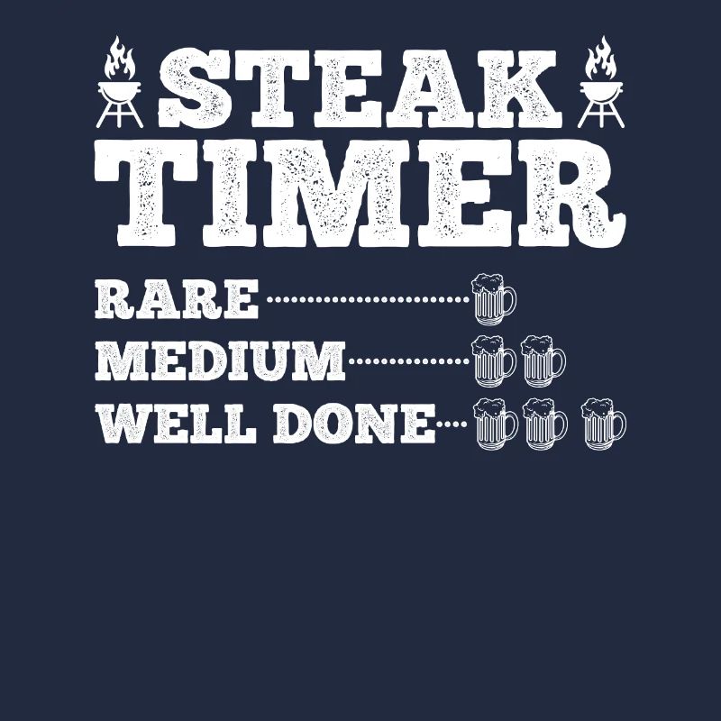 Steak Timer Rare Medium Well Done Beer Lover & BBQ