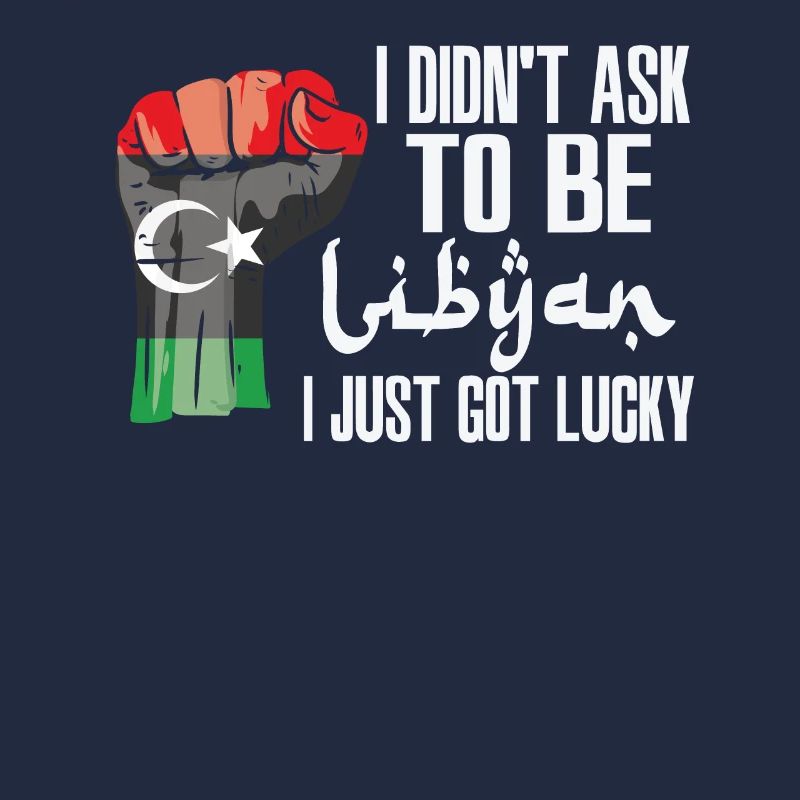 Libyscher Stolz Libysche Flagge Gewachsen
