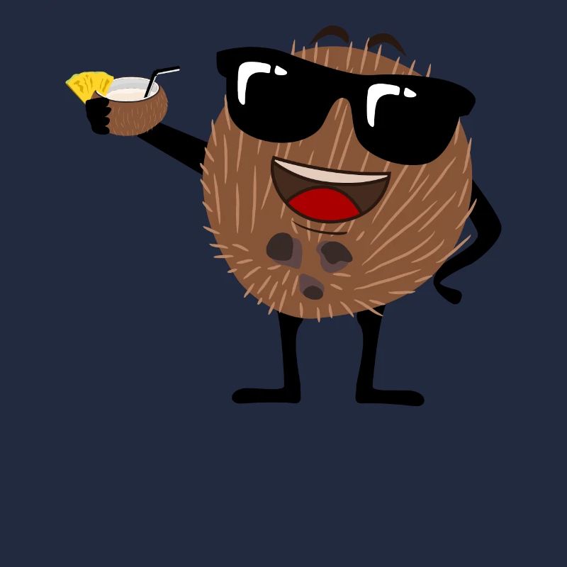 Coconut with sunglasses Coconuts