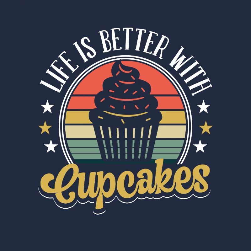 Retro Pastry Chef Baker Baking Life Is Better With