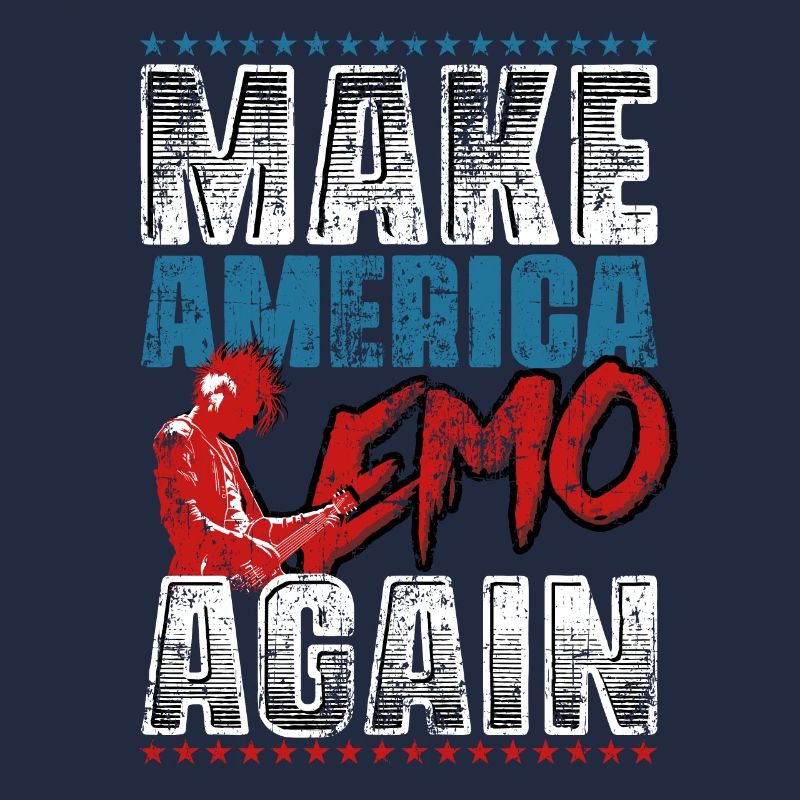 Emoticon Make America Emo Again Emocore Esthétique