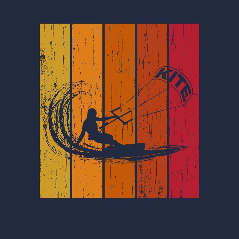 Retro Kite Surfer